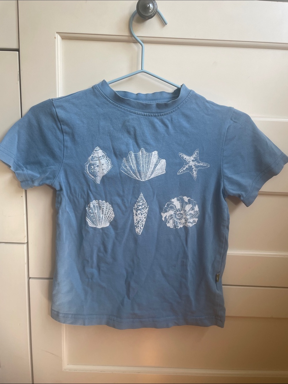 Nui Kids Short-Sleeve Seashell Graphic Tee - Blue